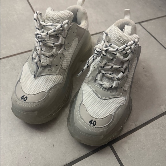 Balenciaga White triple S sneakers